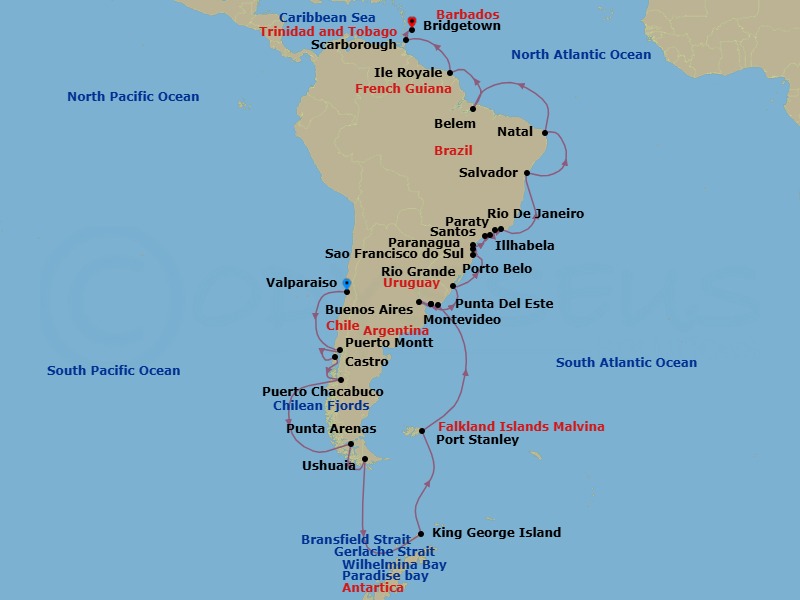 Cruise Map