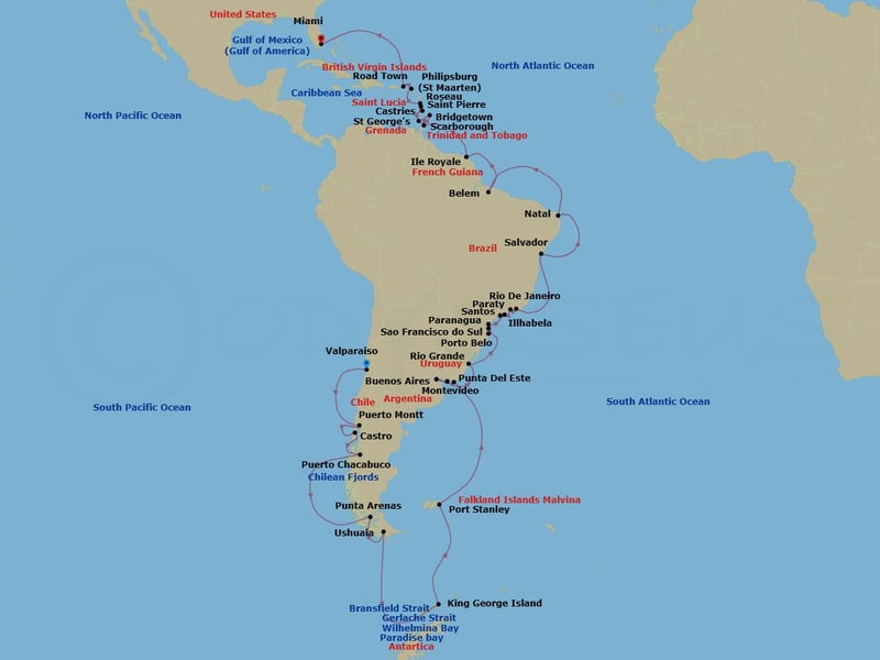 Cruise Map