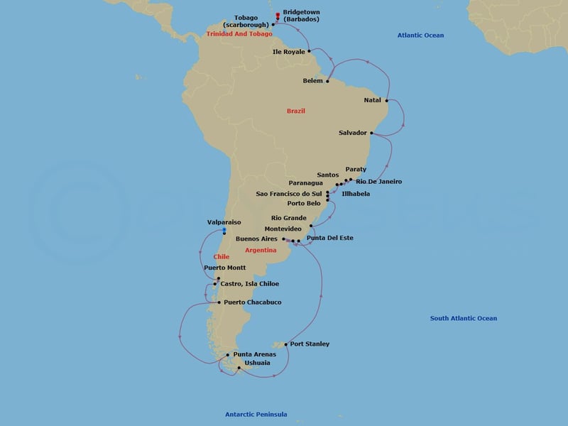 Cruise Map