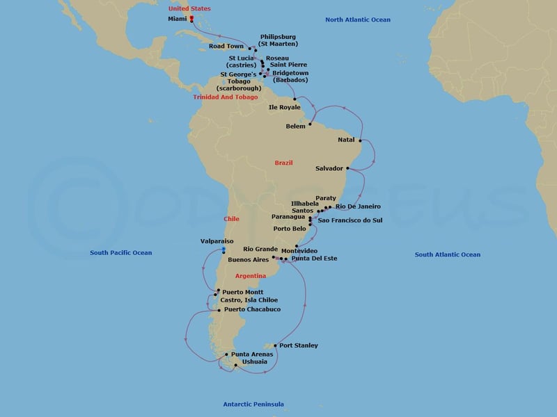 Cruise Map