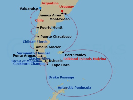 Cruise Map