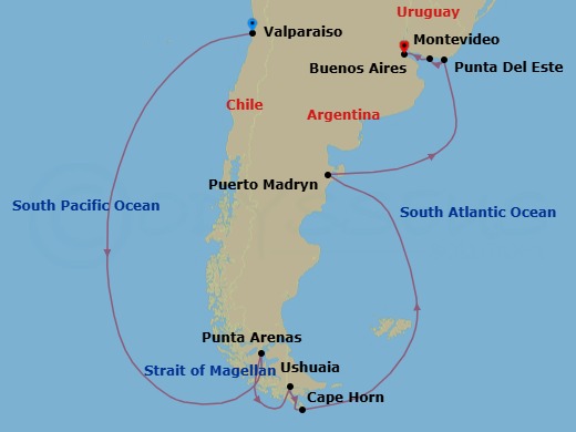Cruise Map