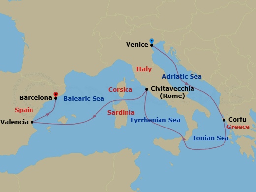 Cruise Map
