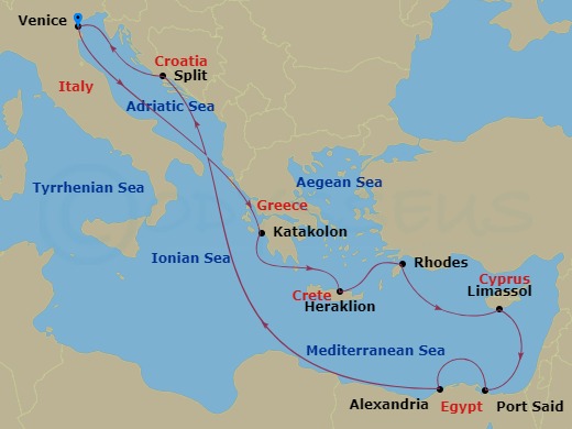 Cruise Map