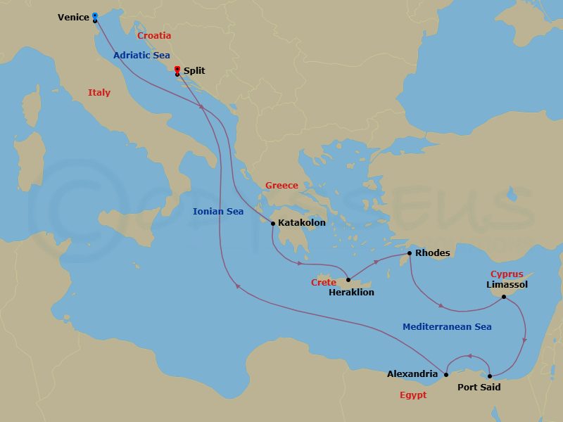 Cruise Map