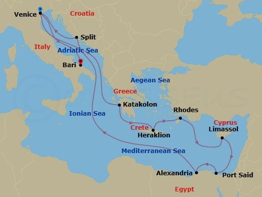 Cruise Map
