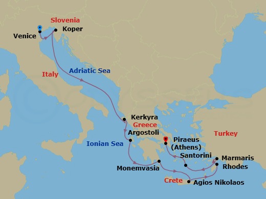 Cruise Map