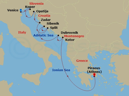Cruise Map