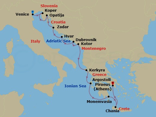 Cruise Map