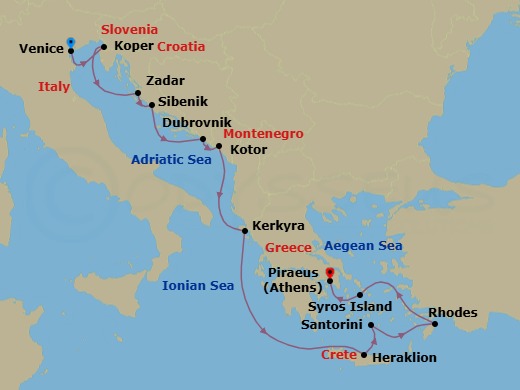 Cruise Map