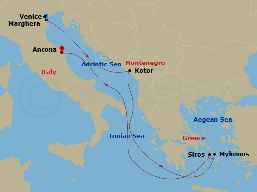 Cruise Map