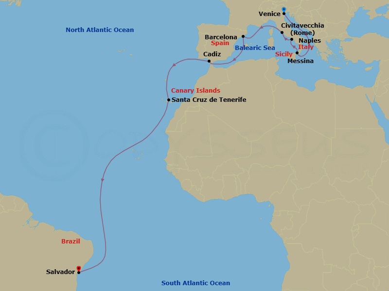 Cruise Map