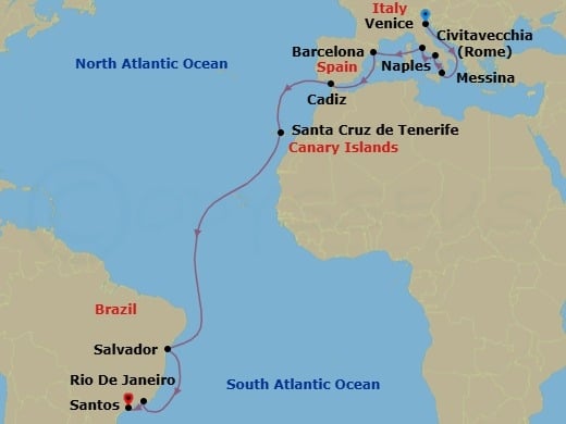 Cruise Map