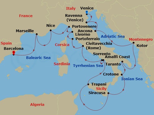 Cruise Map