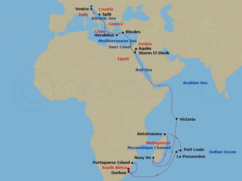 Cruise Map