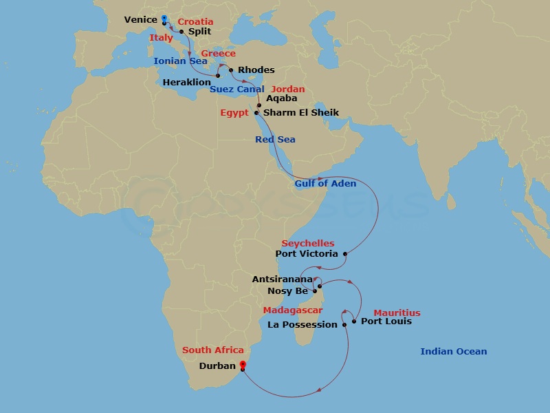 Cruise Map