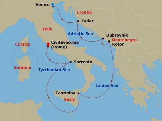 Cruise Map
