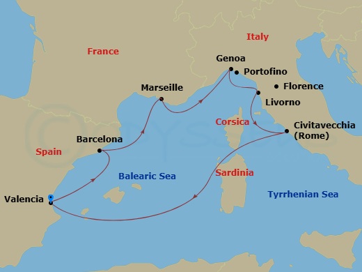 Cruise Map