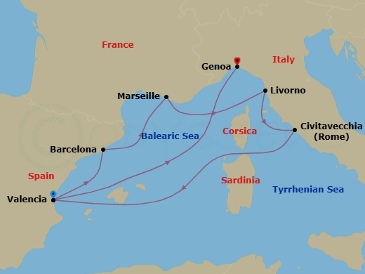 Cruise Map