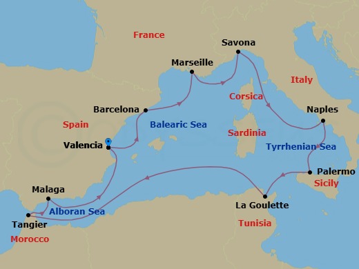 Cruise Map