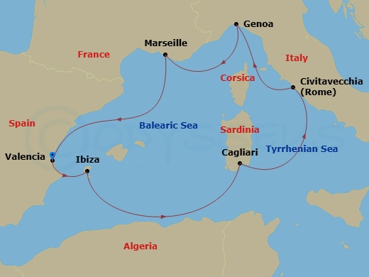 Cruise Map