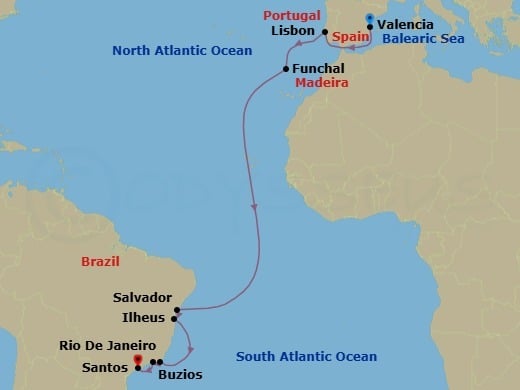 Cruise Map
