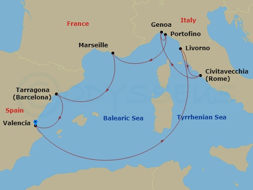 Cruise Map