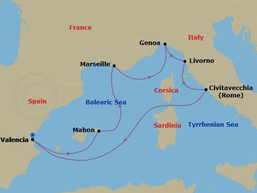 Cruise Map