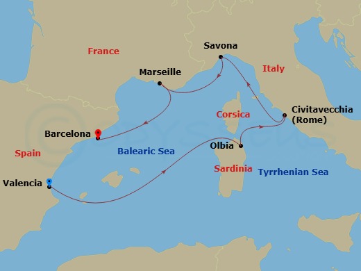 Cruise Map