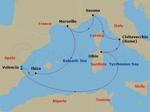 Cruise Map