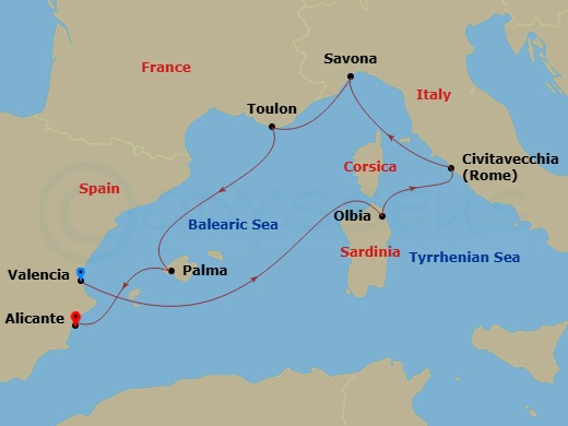 Cruise Map