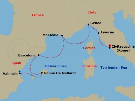 Cruise Map