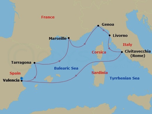 Cruise Map