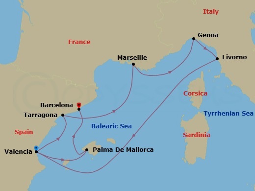 Cruise Map