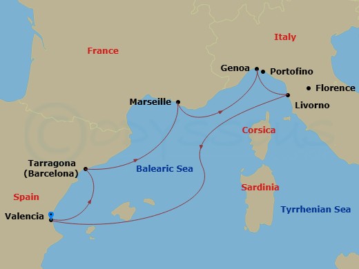 Cruise Map