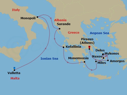 Cruise Map