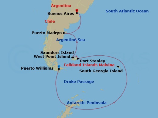 Cruise Map