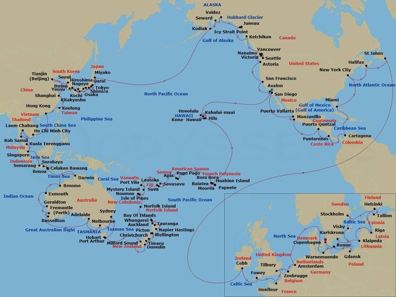 Cruise Map