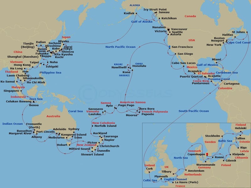 Cruise Map