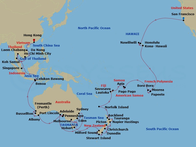 Cruise Map