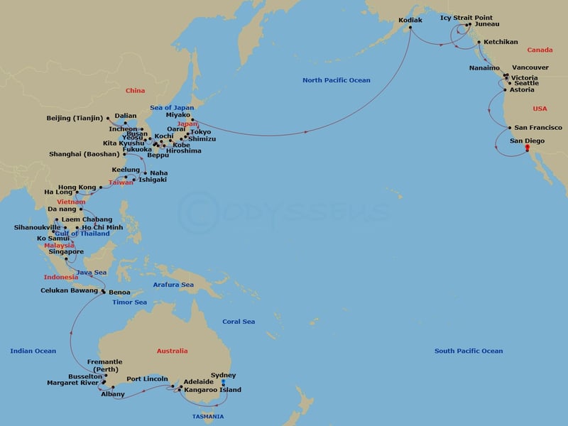 Cruise Map