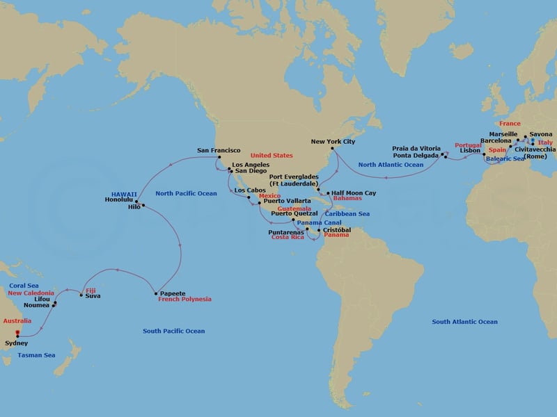 Cruise Map