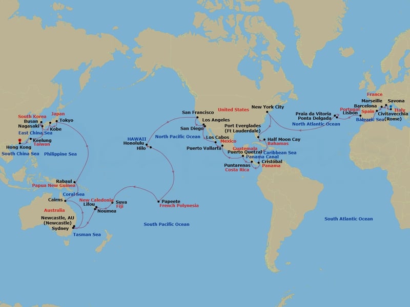 Cruise Map