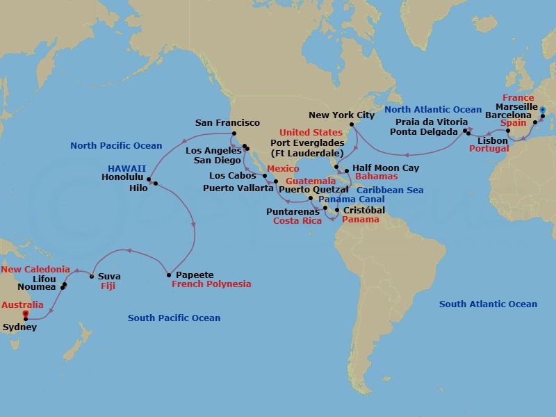 Cruise Map