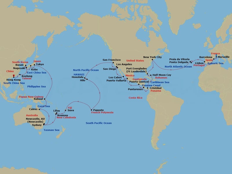 Cruise Map