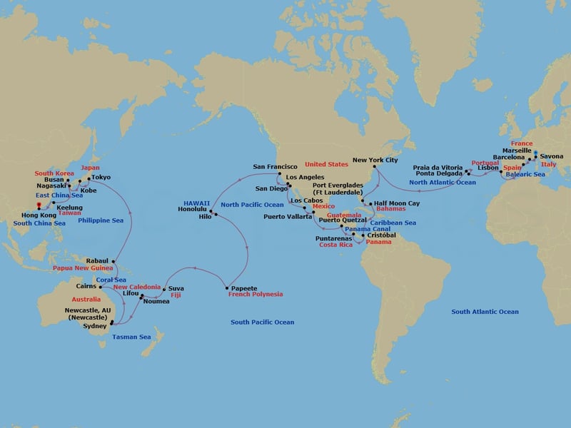 Cruise Map