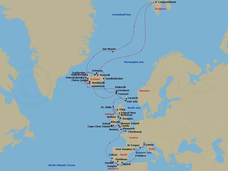 Cruise Map
