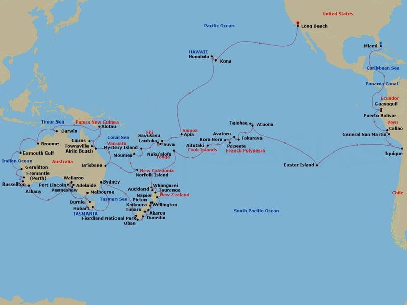 Cruise Map