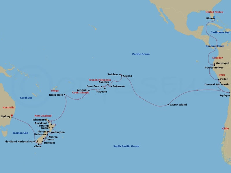 Cruise Map