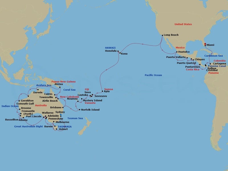 Cruise Map
